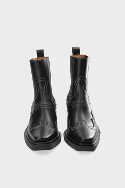 COPENHAGEN STUDIOS Cph232 Leather-Dames Westerse Laarzen