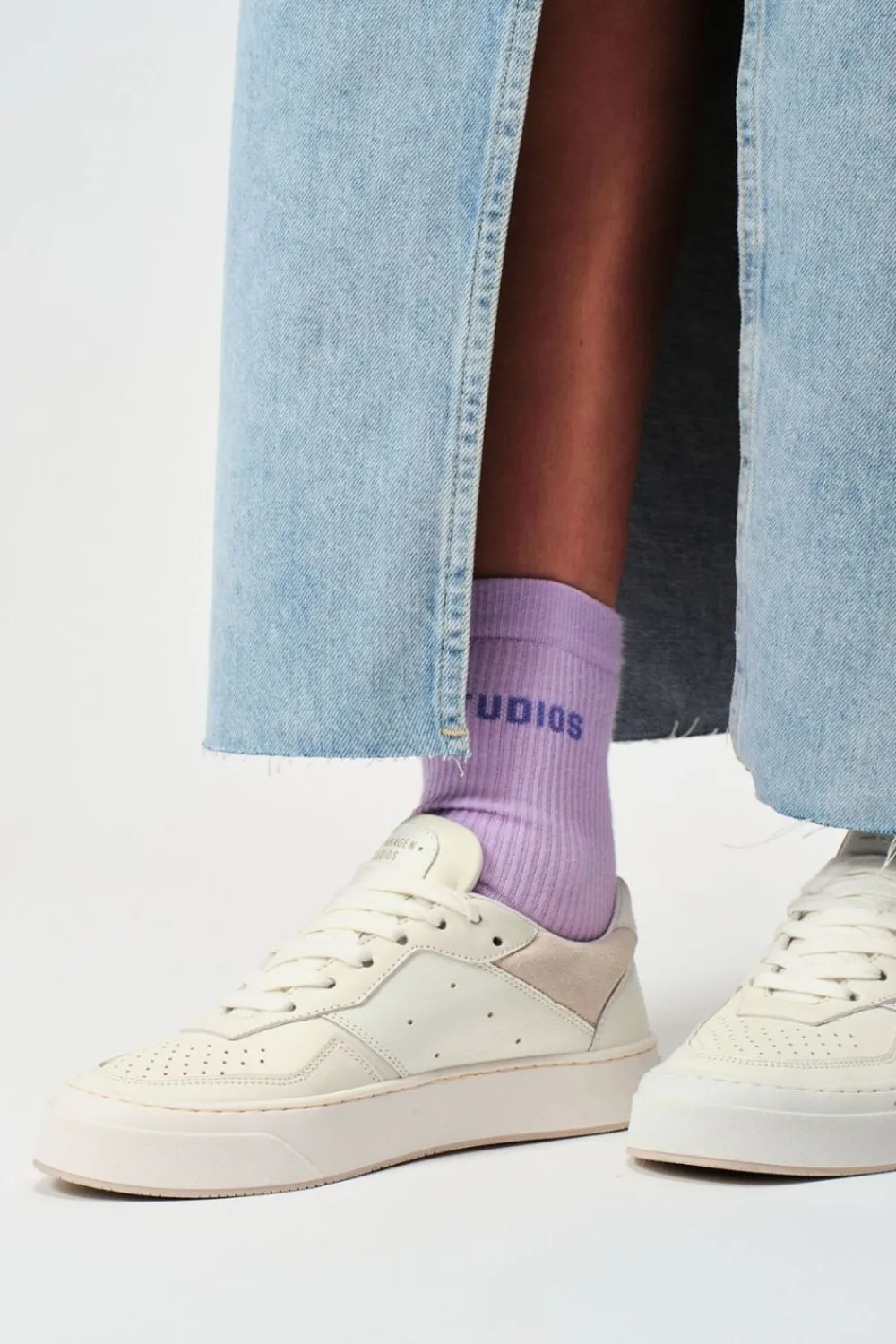 COPENHAGEN STUDIOS Cph427 Leather Mix-Dames Sneakers