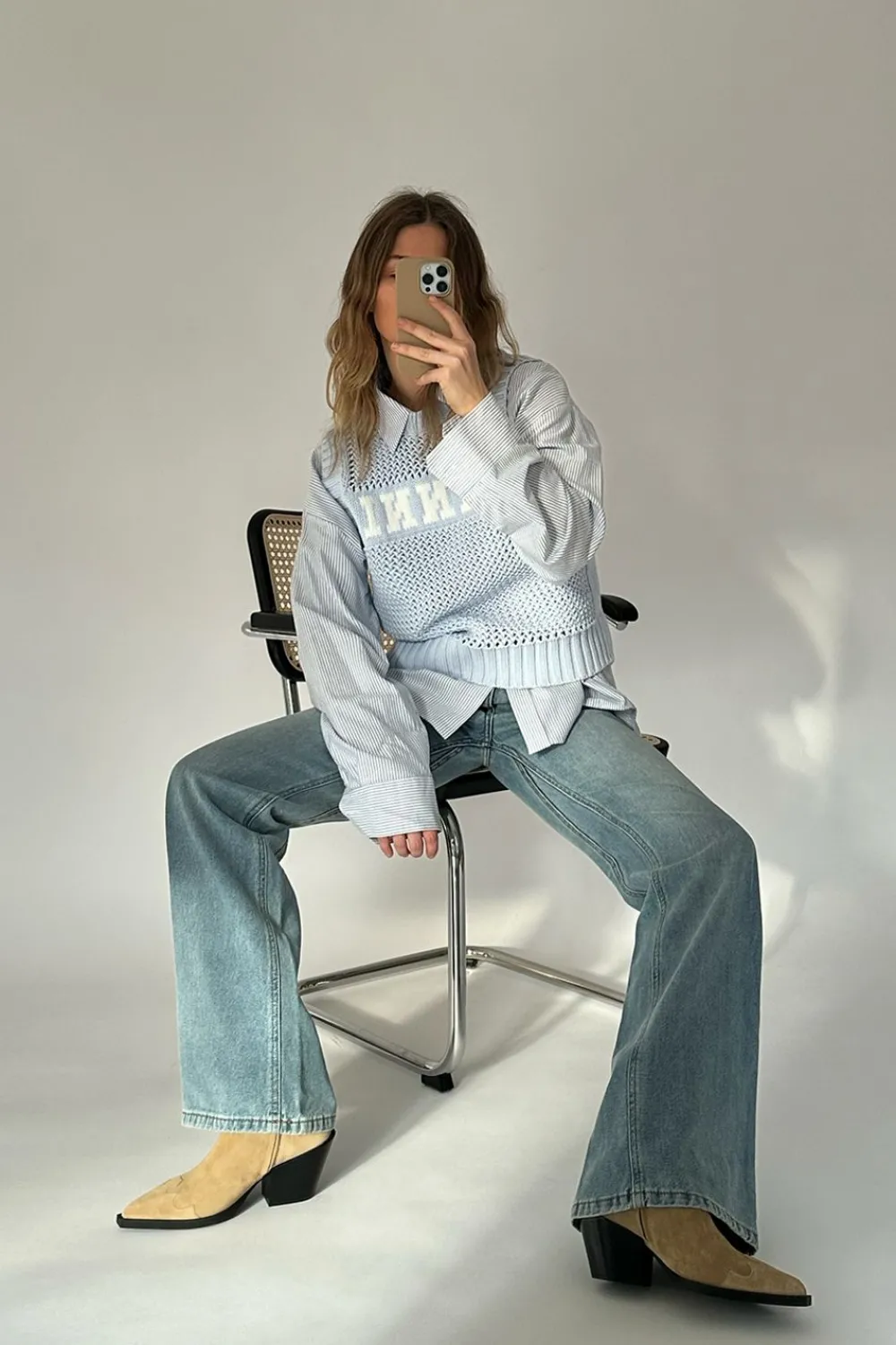 COPENHAGEN STUDIOS Cph238 Suede-Dames Westerse Laarzen